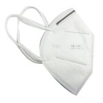 Imagen de un barbijo KN95 de perfil